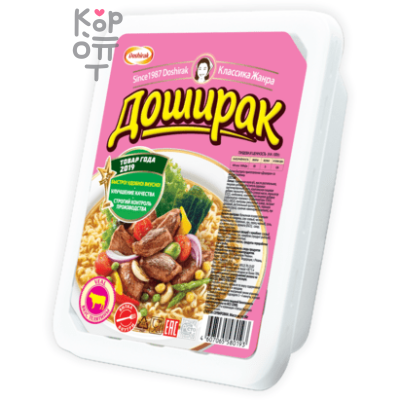 Доширак - Лапша быстрого приготовления со вкусом телятины 90гр.*24шт.   