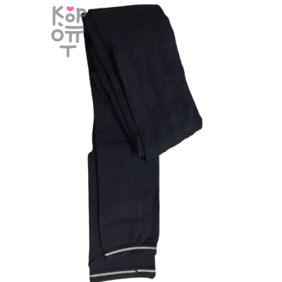 Michiko London Koshino -  Лосины черные 3/4 плотные однотонные (Free size). 