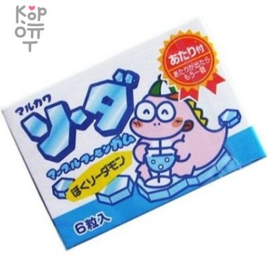 Marukawa Soda marble gum - Жевательная резинка, &quot;Милый Содамон&quot;, 6 шариков, 11гр. — Корейские товары для всей семьи(КорОпт)