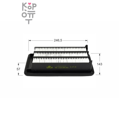 LIVCAR AIR FILTER LCH8013/0000A / Воздушный фильтр