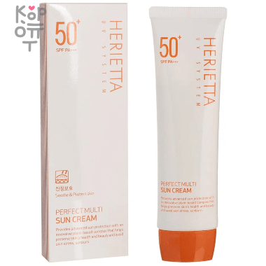 Welcos Herietta Perfect Multi Sun Cream - Универсальный солнцезащитный крем для лица 90мл.  — Корейские товары для всей семьи(КорОпт)