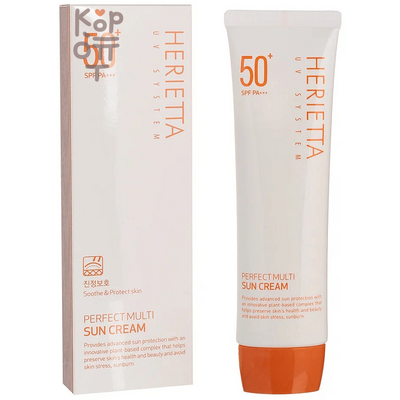 Welcos Herietta Perfect Multi Sun Cream - Универсальный солнцезащитный крем для лица 90мл. 