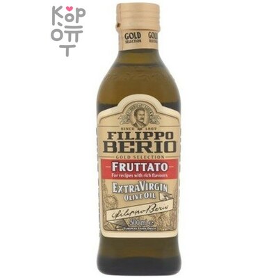 Filippo Berio ExtraVirgin Fruttato Масло оливковое с фруктовым ароматом, стекло, 500 мл
