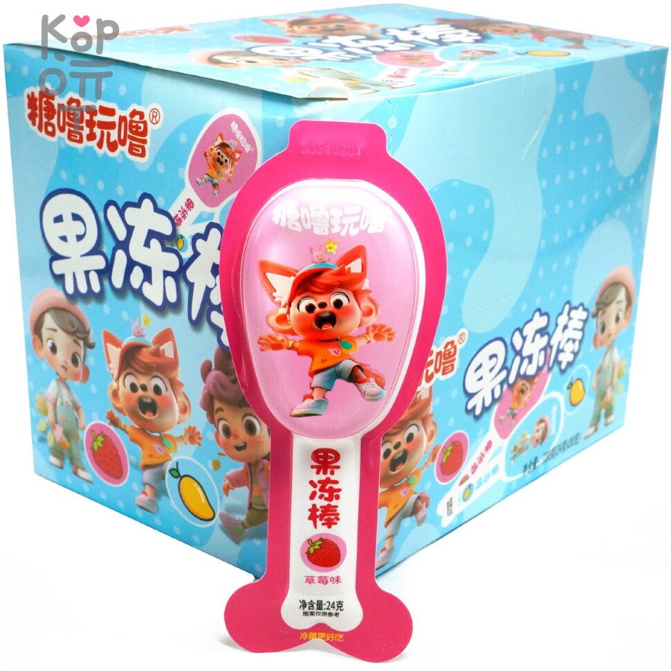 Желе фруктовое Youweike, мультгерои, фруктовый пудинг, 24гр., купить с доставкой на дом фото 1 — Корейские товары для всей семьи(КорОпт)