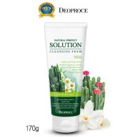 Deoproce Natural Perfect Solution Cleansing Foam Mild - Мягкая пенка для умывания, 170гр. 