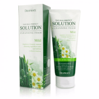Deoproce Natural Perfect Solution Cleansing Foam Mild - Мягкая пенка для умывания, 170гр. 