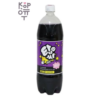 Ilhwa TopCi Zero Grape — Напиток газированный без сахара, вкус винограда, 1,5 л