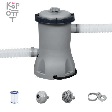 Фильтр-насос Bestway FlowClear для бассейнов, картриджный, 220-240V, 2006л/ч, модель 58383 — Корейские товары для всей семьи(КорОпт)