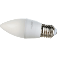 Светодиодная лампа Eurolux LL-E-C37-6W-230-2,7K-E27/свеча, 6Вт, теплый белый, Е27