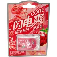 Освежающие пластинки Lightning Shuang со вкусом Клубники, 20гр.