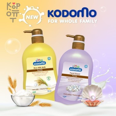LION Kodomo Family Shower Cream - Крем-гель для душа для всей семьи 750мл. — Корейские товары для всей семьи(КорОпт)
