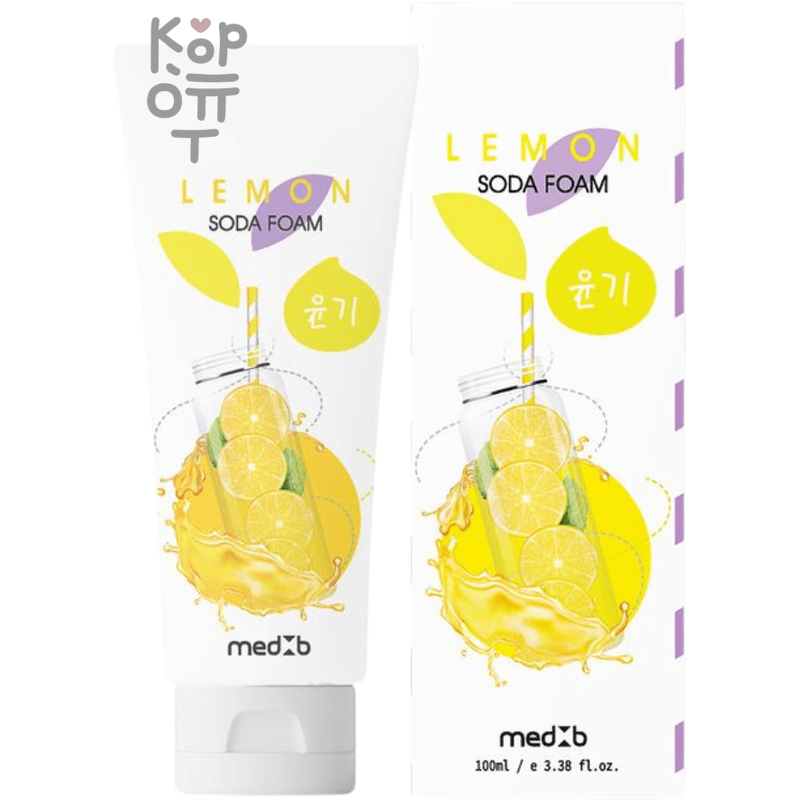 Med B Lemon Soda Foam - Пенка для умывания с пищевой содой и лимоном 100мл.