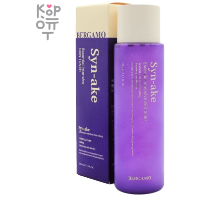 Bergamo Syn-Ake Essential Toner - Тонер для лица со Змеиным Ядом 210мл.