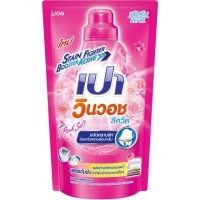 LION PAO M Win Wash liquid Pink Soft - Средство для стирки, концентрат для удаления глубоких пятен, розовый мягкий запах