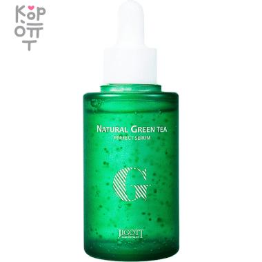 Jigott Natural Green Tea Perfect Serum - Сыворотка для лица с экстрактом зеленого чая 50мл. — Корейские товары для всей семьи(КорОпт)