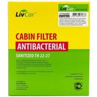 LIVCAR Cabin Air Filter LCT102/2226S - Салонный фильтр с антибактериальным составом для TOYOTA, антибактериальный