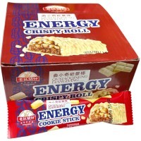 Lao Power Crispy Cookies - Хрустящее энергетическое печенье с Шоколадом и кремовой начинкой