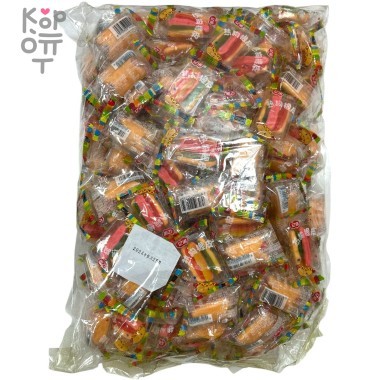 Мармелад с фруктовым вкусом, Сэндвич, 2кг — Корейские товары для всей семьи(КорОпт)