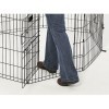 MidWest вольер Life Stages 8 панелей 61х61h см с дверью-MAXLock черный, купить с доставкой на дом фото 3 — Корейские товары для всей семьи(КорОпт)