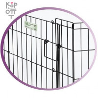 MidWest вольер Life Stages 8 панелей 61х61h см с дверью-MAXLock черный