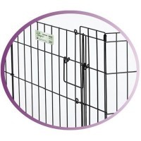 MidWest вольер Life Stages 8 панелей 61х61h см с дверью-MAXLock черный