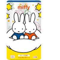 Marutomi Miffy Regular - Двухслойная туалетная бумага с принтом Миффи и ароматом сладостей, 25м., 12 рулонов