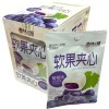 Жевательная конфета LinXia Soft Fruit Candy сэндвич - Счастливый фрукт с добавлением сока и вкусом Винограда, купить с доставкой на дом фото 1 &mdash; Корейские товары для всей семьи(КорОпт)