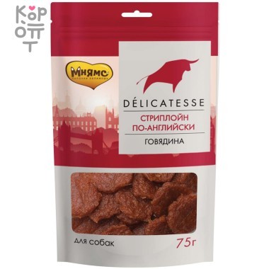Мнямс Лакомство для собак &#039;Стриплойн по-английски&#039; 75гр. — Корейские товары для всей семьи(КорОпт)