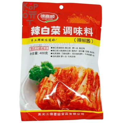 Паста кимчи He Hee Soon Kimchi для маринованию Кимчи по корейскому рецепту, 400гр.