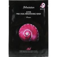 JMsolution Active Pink Snail Brightening Mask - Осветляющая тканевая маска с Муцином Розовой Улитки 30мл.