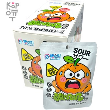 Кислый жевательный мармелад Sour со вкусом спелых Фруктов &mdash; Корейские товары для всей семьи(КорОпт)