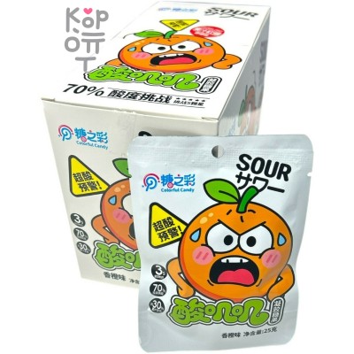 Кислый жевательный мармелад Sour со вкусом спелых Фруктов