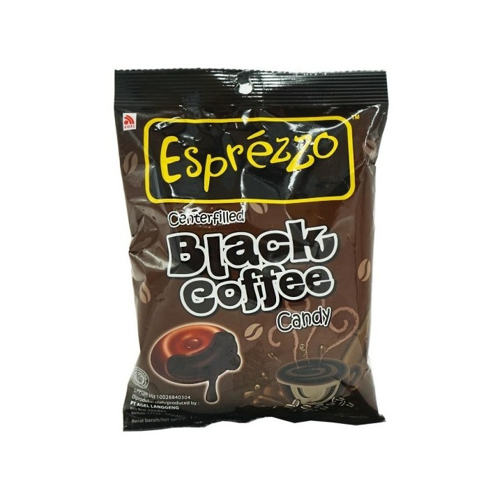 Esprezzo — Centerfilled Black Coffee Candy — Конфеты Esprezzo с начинкой из натурального кофе, 150 г — коробка 20 шт