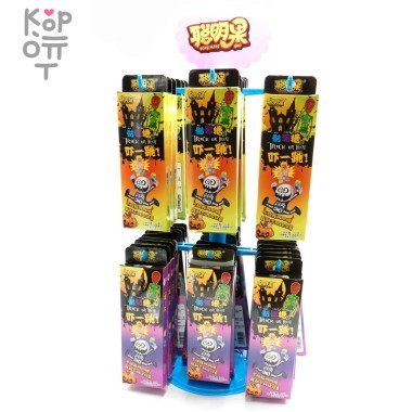 Леденец с фруктовым вкусом Trick or Treat Skeleton Череп на палочке-скелете — Корейские товары для всей семьи(КорОпт)