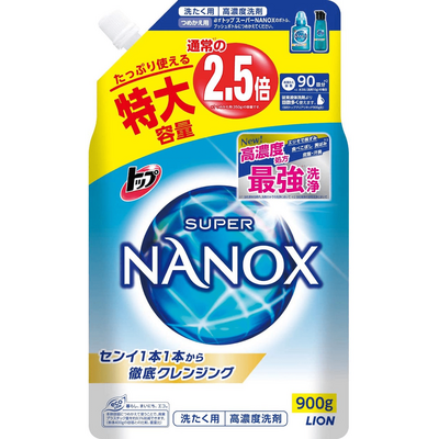 LION "TOP Super NANOX" - Гель для стирки  (концентрат).