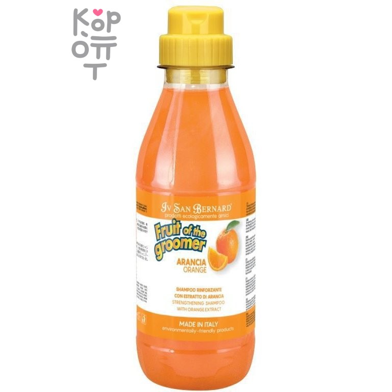 ISB Fruit of the Grommer Orange Шампунь для слабой выпадающей шерсти с силиконом 500мл.