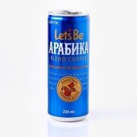 Lotte Let's Be Coffee - Напиток кофейный безалкогольный негазированный 240мл.