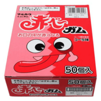 Marukawa Red Gum Cola Akabee - Жевательная резинка Красный язык со вкусом Колы 4,3гр.