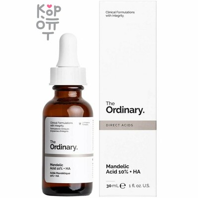 The Ordinary Mandelic Acid 10% + HA - Мягкая пилинг-сыворотка с 10% миндальной кислоты 30 мл