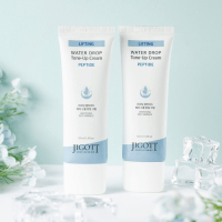 Jigott Lifting Peptide Water Drop Tone Up Cream - Увлажняющий лифтинг-крем для лица с пептидами 50 мл