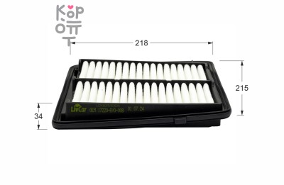 LIVCAR AIR FILTER LCH8015/0000A / Воздушный фильтр