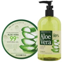 FOODAHOLIC Aloe Vera Soothing Gel - Успокаивающий гель с экстрактом Алоэ вера