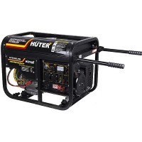 Huter DY6500LXW Бензиновый генератор, с колёсами и функцией сварки