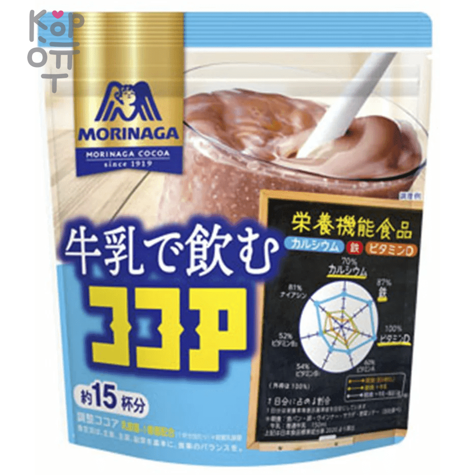 Morinaga Cocoa - Какао растворимое c молоком 180гр. фото 1 &mdash; Корейские товары для всей семьи(КорОпт)