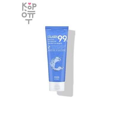 Гель, для лица и тела успокаивающий с КОЛЛАГЕНОМ /REAL AQUA SOOTHING GEL COLLAGEN, TENZERO