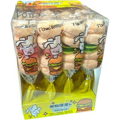 Маршмеллоу Gamburger Sweet Зефир на палочке Пышные Гамбургеры