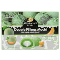 Bamboo House Double Filling Mochi - Японское рисовое пирожное Моти "Дыня с молоком" 180гр.