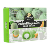Bamboo House Double Filling Mochi - Японское рисовое пирожное Моти "Дыня с молоком" 180гр.
