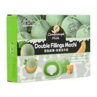 Bamboo House Double Filling Mochi - Японское рисовое пирожное Моти "Дыня с молоком" 180гр.