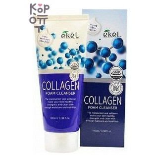 Ekel — Collagen Foam Cleanser — Пенка для умывания с коллагеном, 100 мл